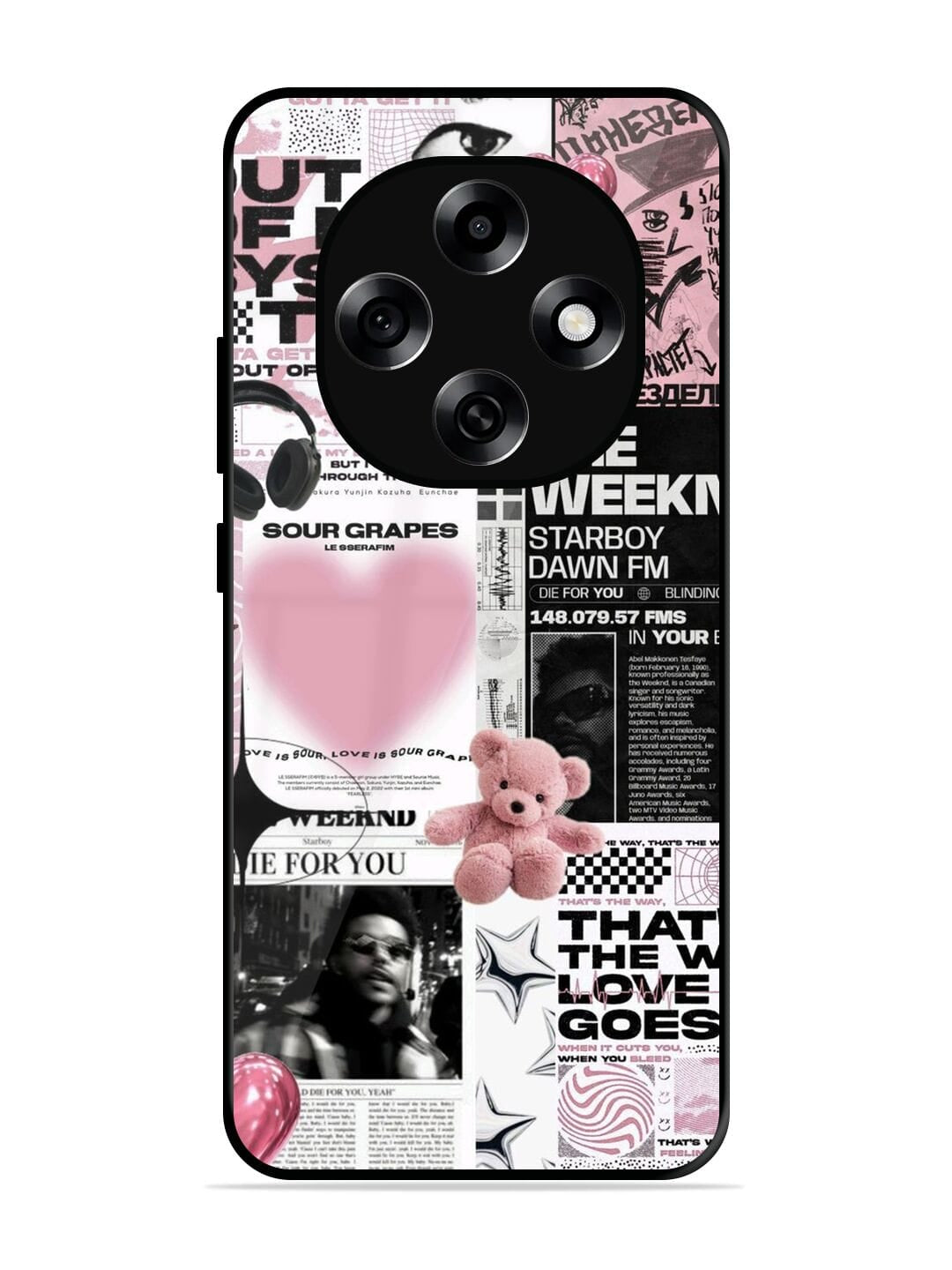 Aesthetic Music Oppo F31 Pro 5G back cover