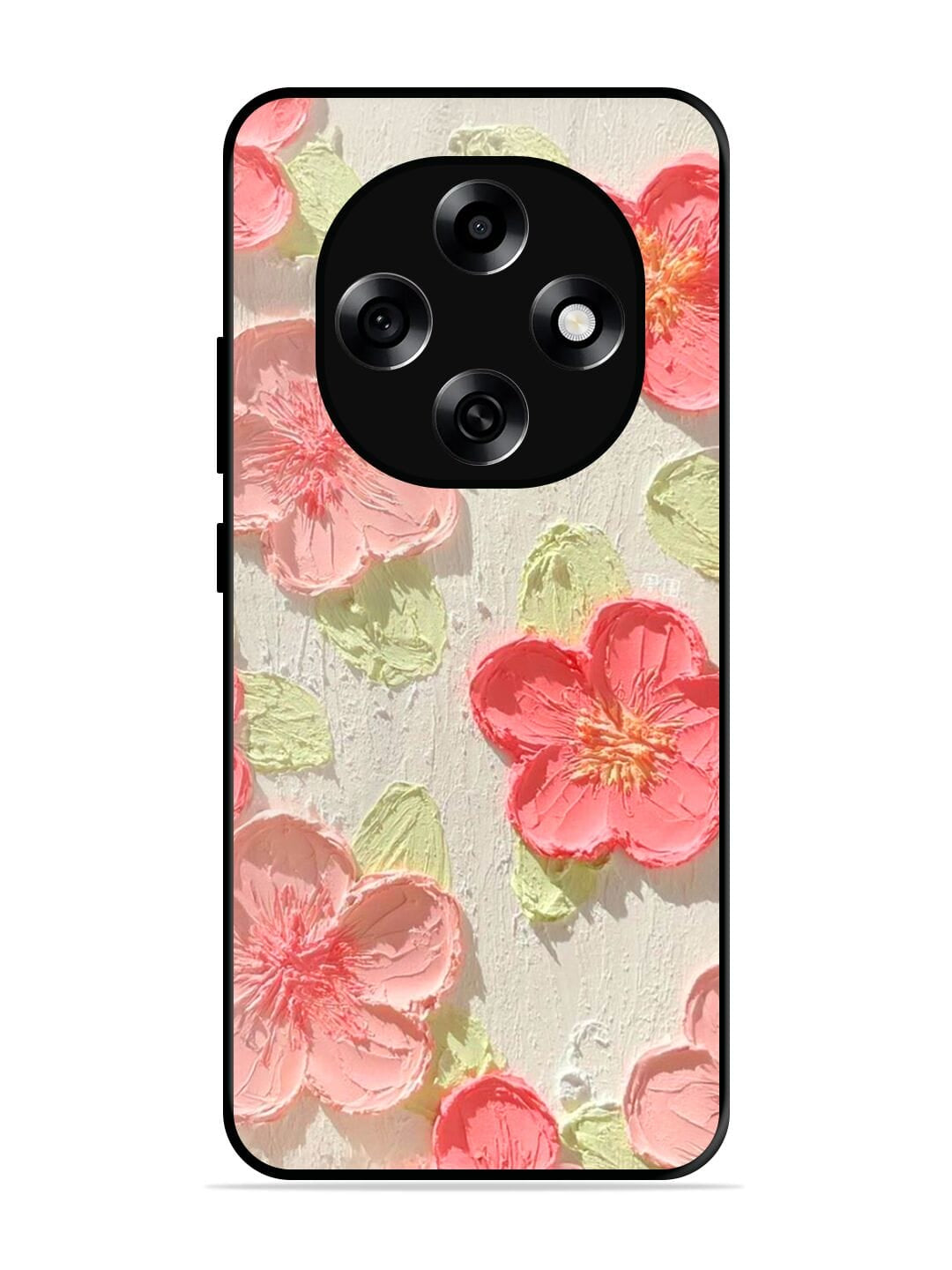 Textured Floral Oppo F31 Pro 5G back cover
