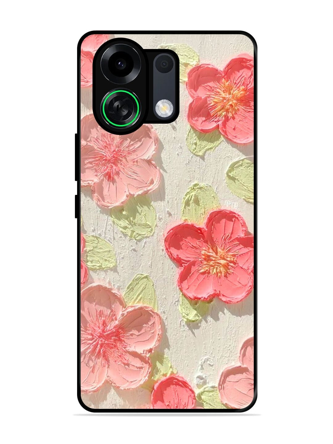 Textured Floral Oppo K13 Turbo Back cover