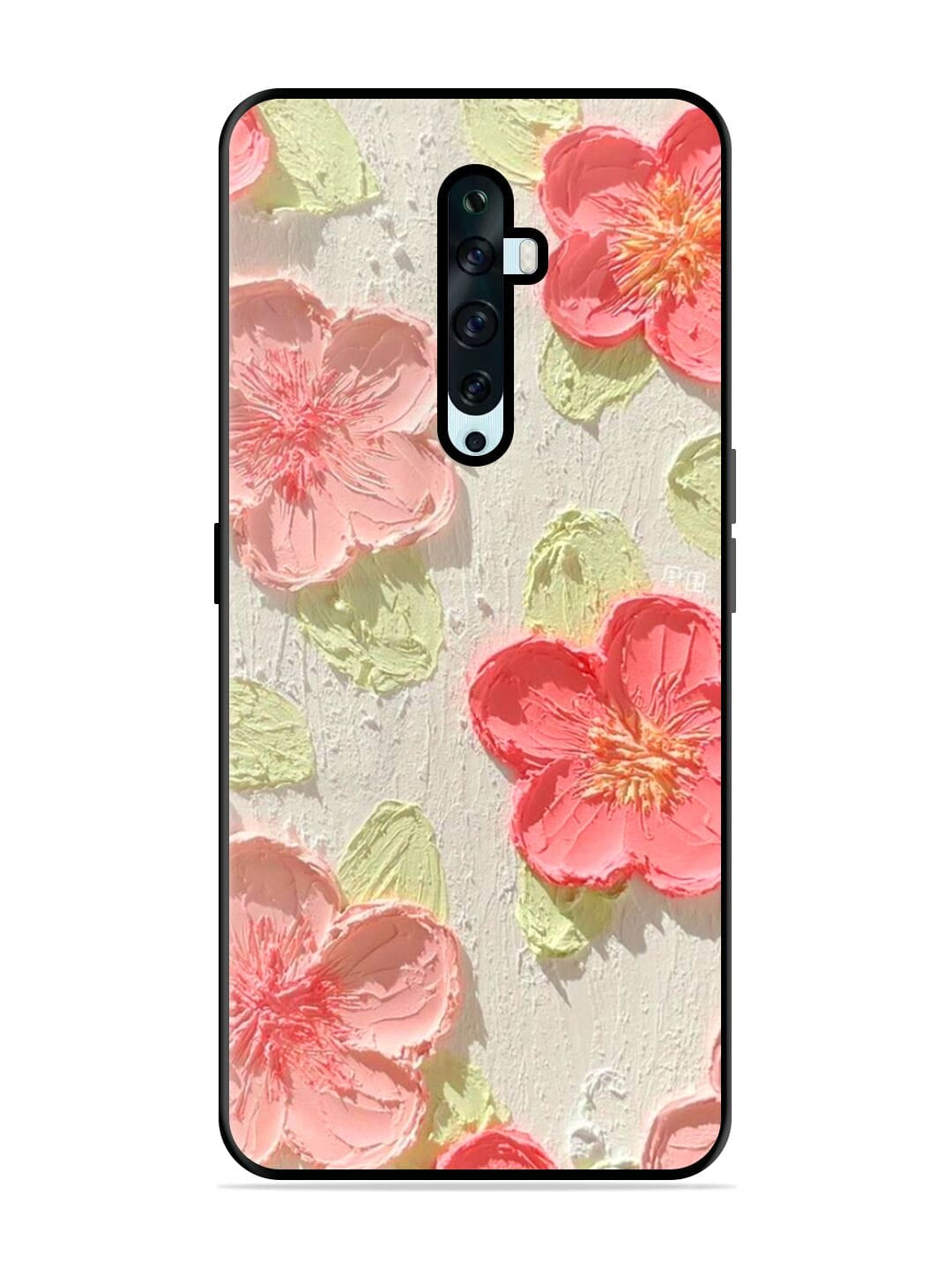 Textured Floral Oppo Reno 2F/ 2Z Back cover