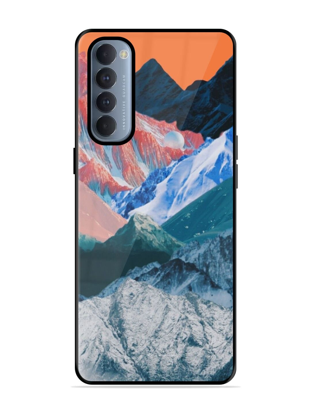 Surreal Mountains Oppo Reno 4 Pro Back cover