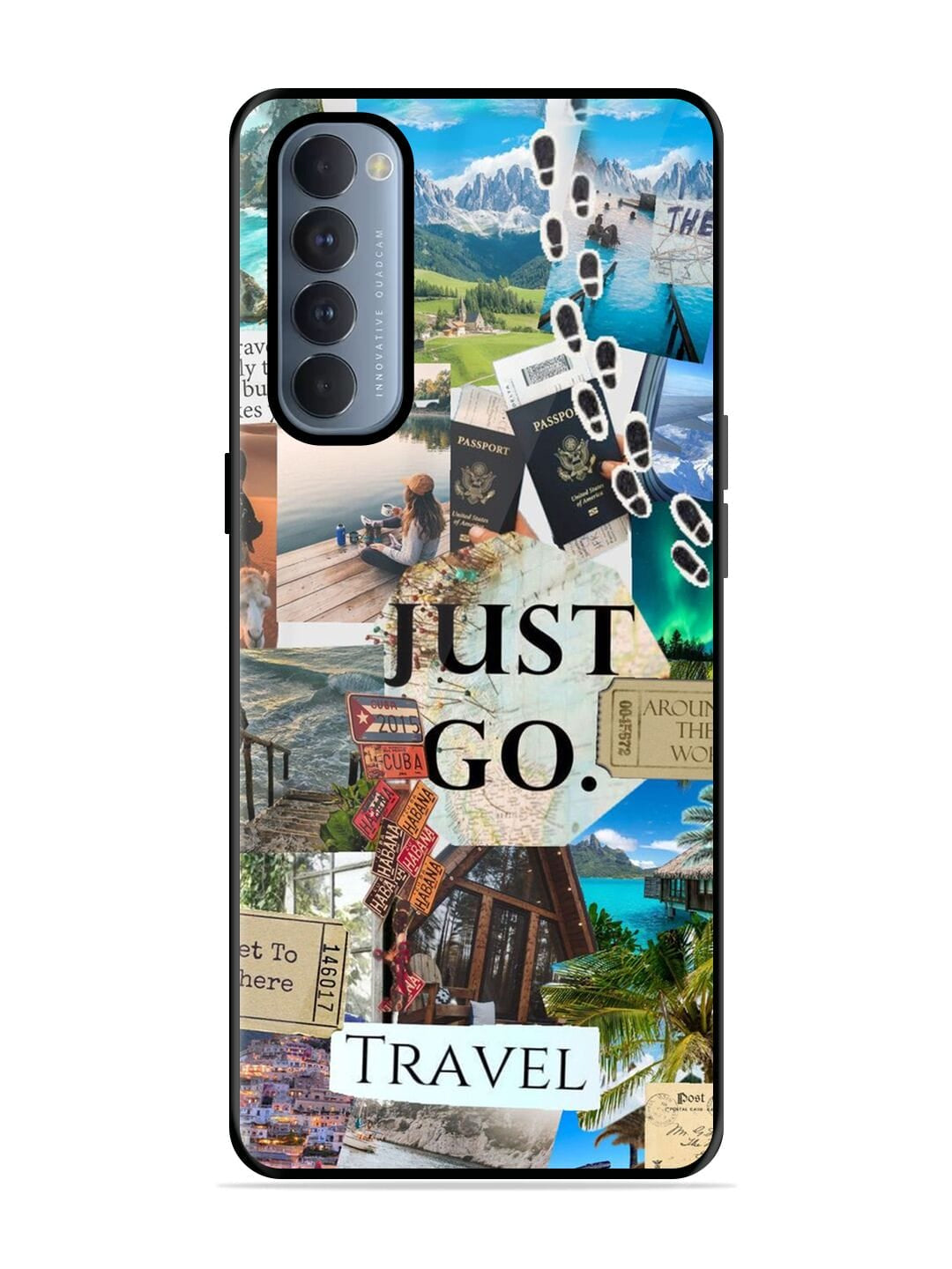 I Wanna TravelOppo Reno 4 Pro Back cover
