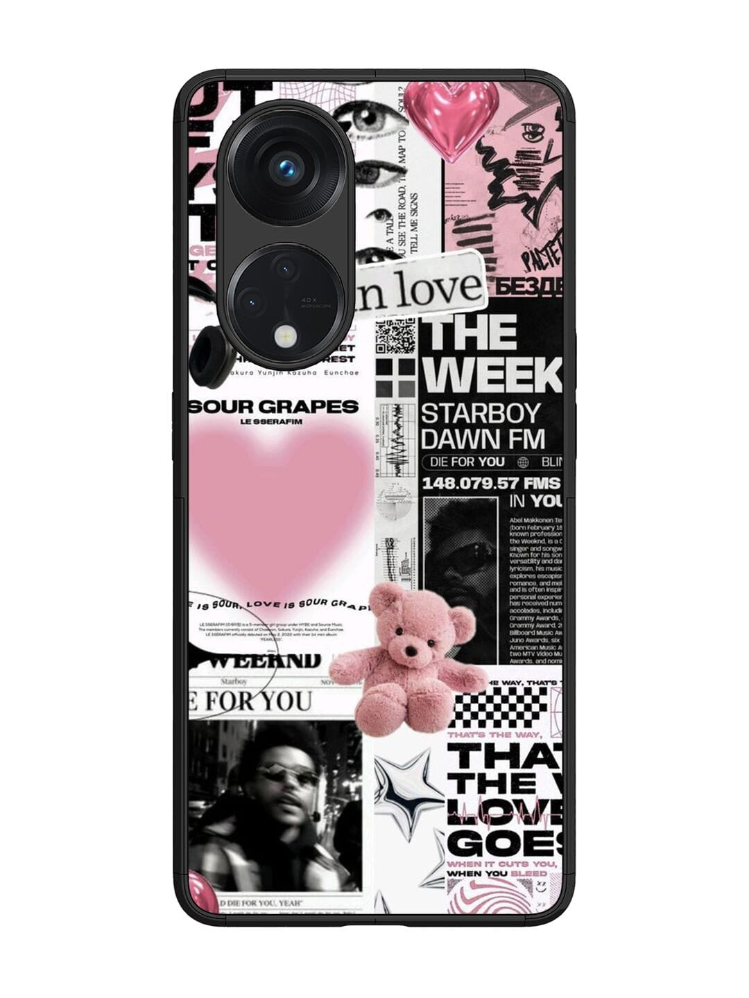 Aesthetic MusicOppo Reno 8T Back cover