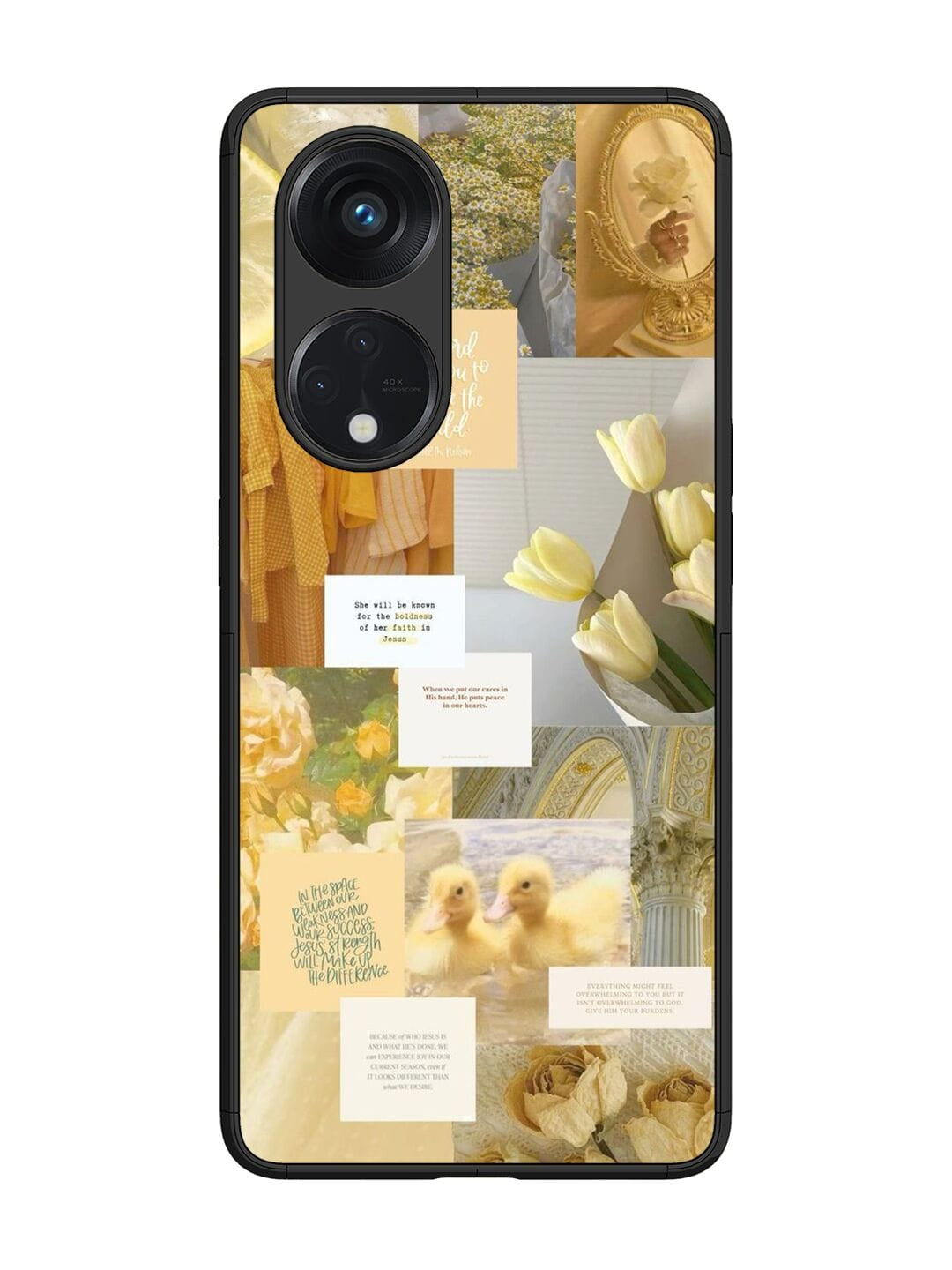 Golden Oppo Reno 8T Back cover