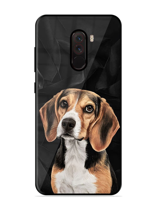 Beagle Portrait Poco F1 Back cover