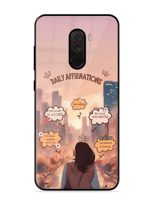 Daily Affirmations Poco F1 Back cover
