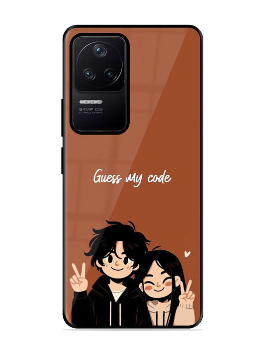 Cute Couple Poco F4 (5G) Back cover