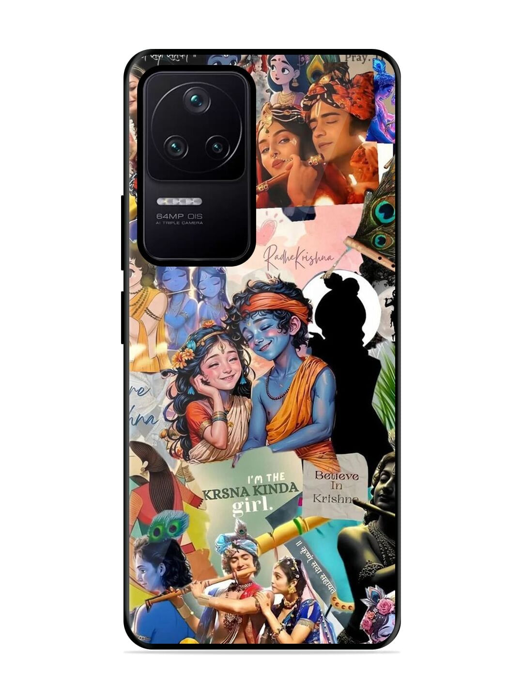 Krishna Bhakti Poco F4 (5G) Back cover