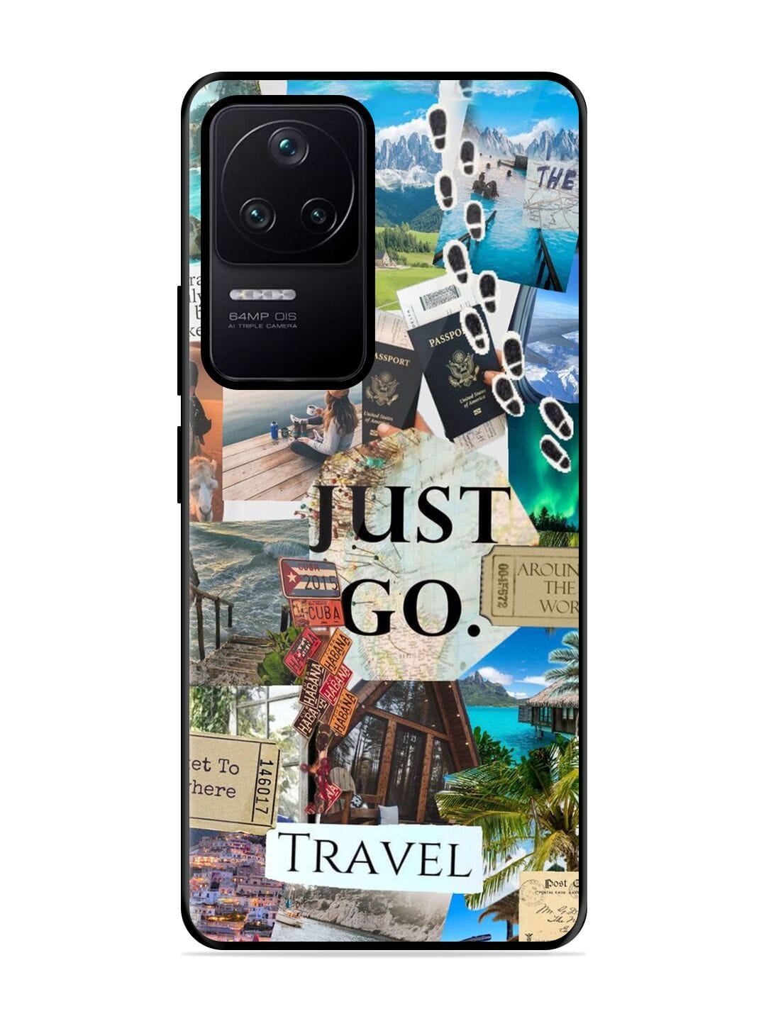 I Wanna Travel Poco F4 (5G) Back cover