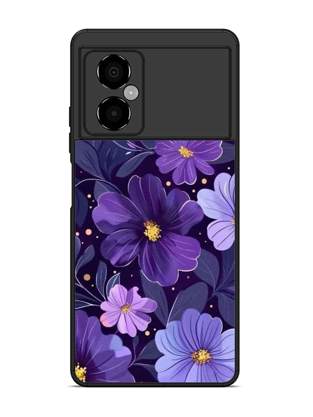 Purple Paradise Poco M4 (5G) Back cover