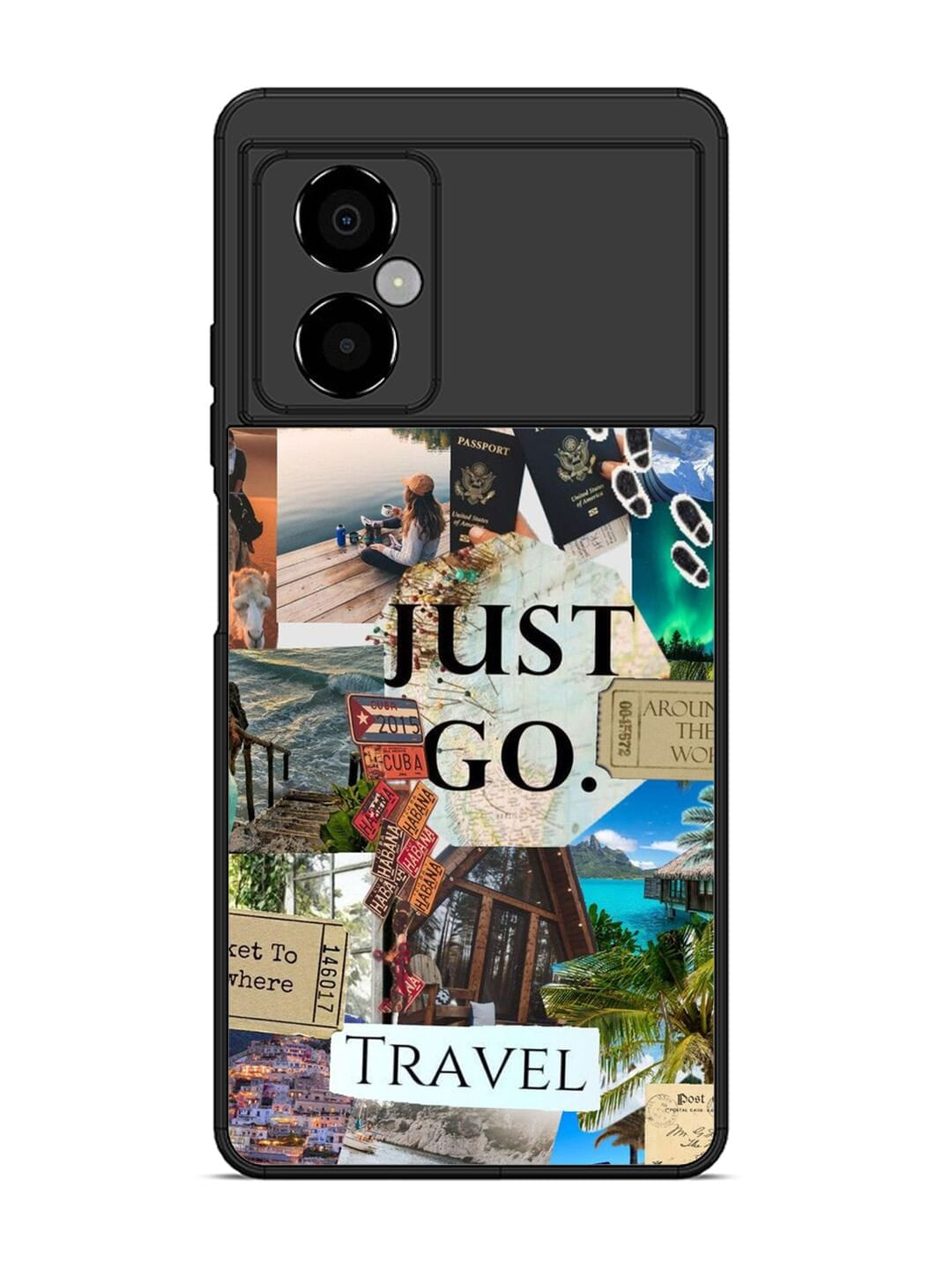 I Wanna Travel Poco M4 (5G) Back cover