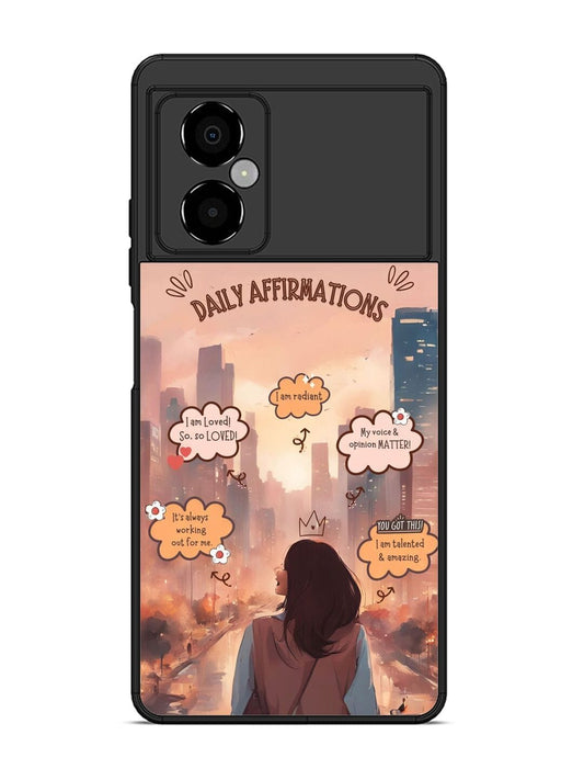 Daily Affirmations  Poco M4 (5G) Back cover