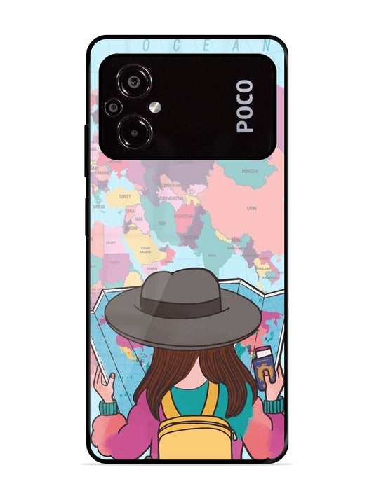 World Map   Poco M5 Back cover