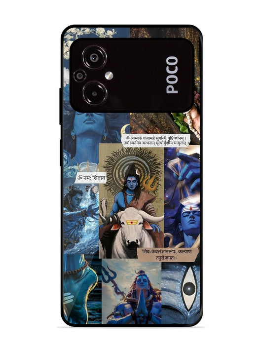 Divine Shiva Poco M5 Back cover