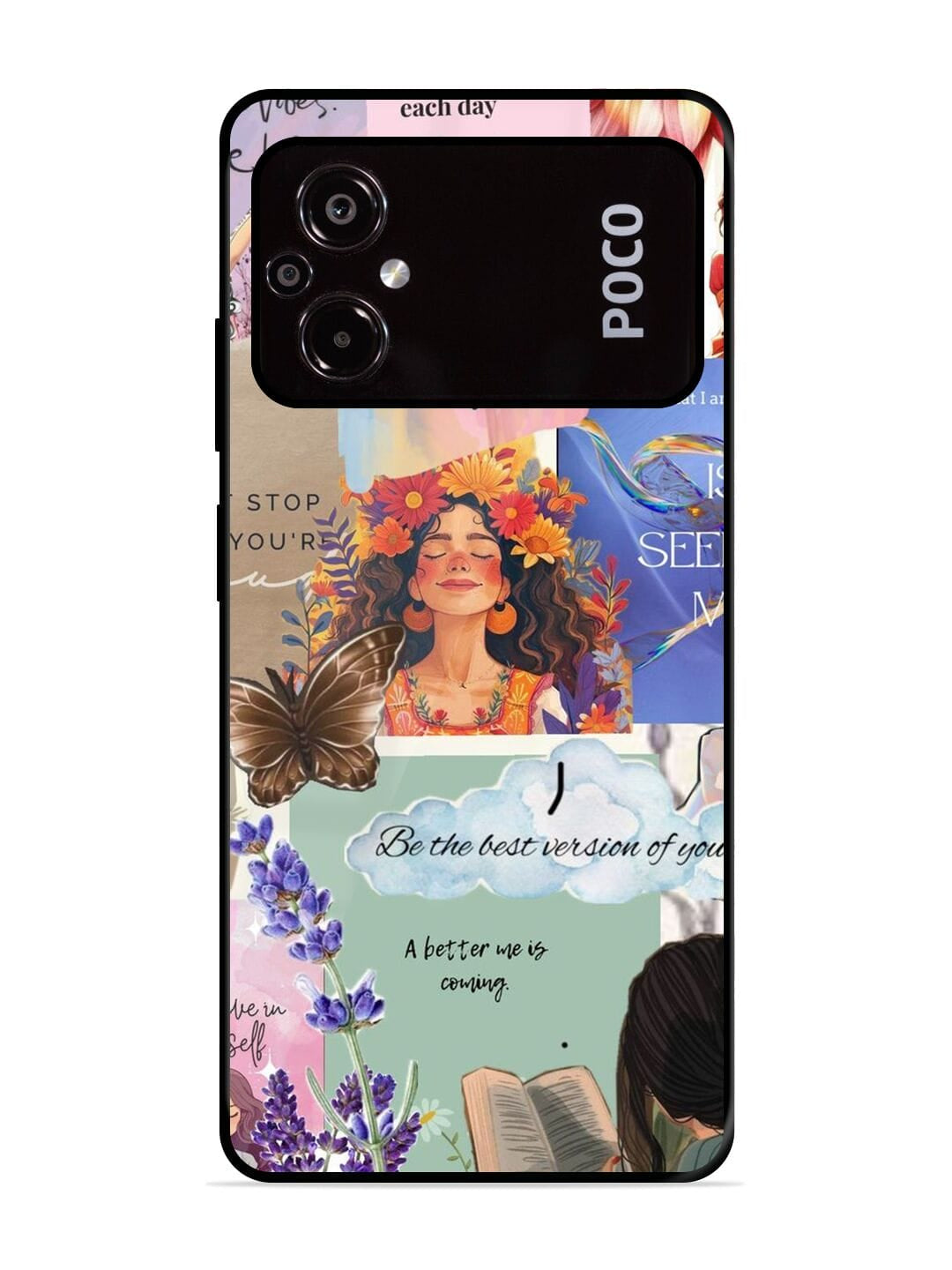 Centered Around Themes Poco M5 Back cover