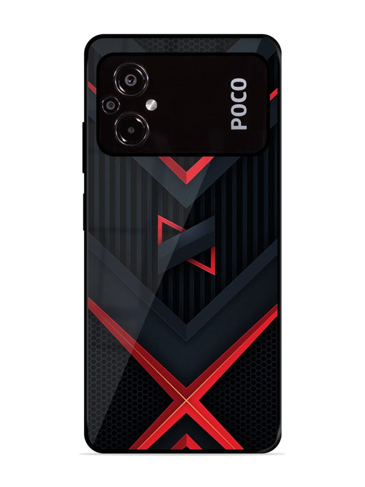 Red  Poco M5 Back cover