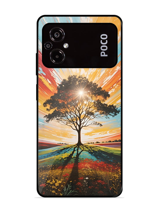 Abstract Tree Poco M5 Back cover