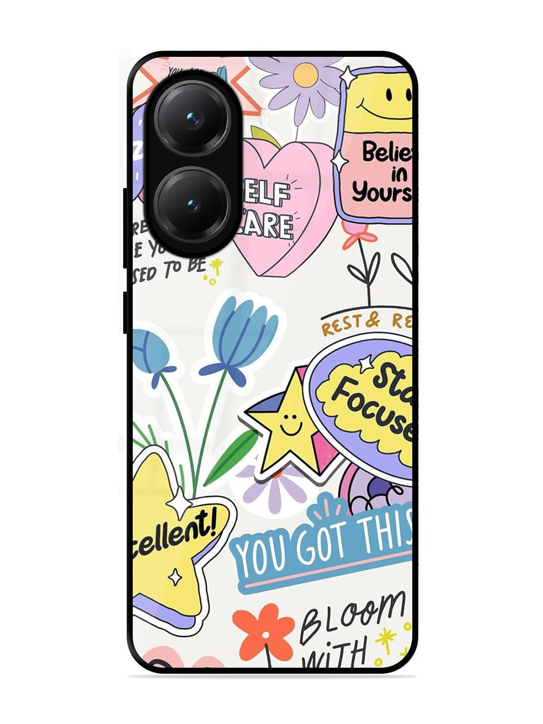 Colorful Motivationa Poco X7 Pro (5G) Back cover