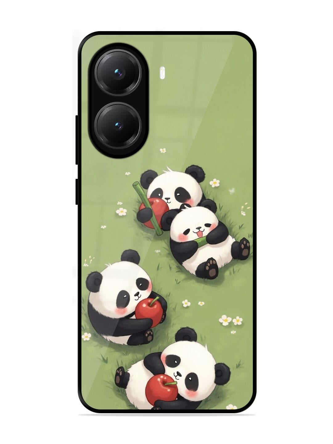 Little Panda Pups  Poco X7 Pro (5G) Back cover