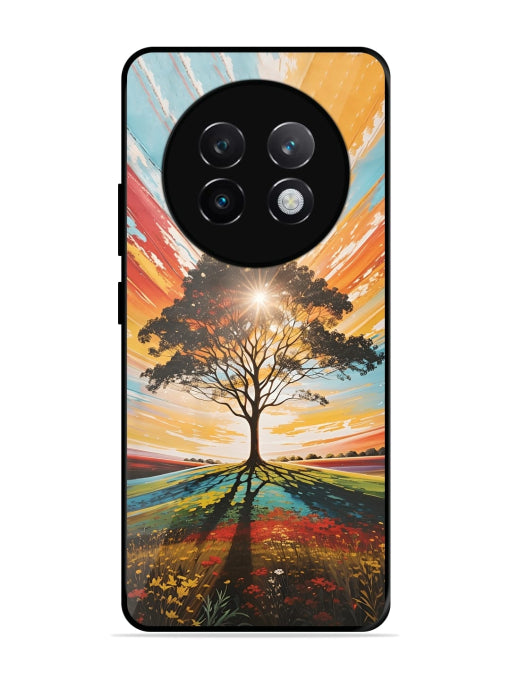 Abstract Tree Colorful Art Realme 13 Plus 5G Back cover