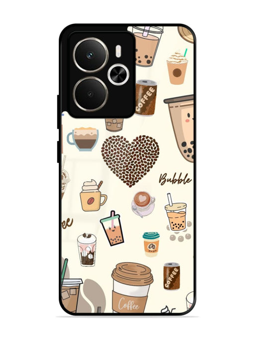 Coffee & Boba Bliss Realme 14 Back cover