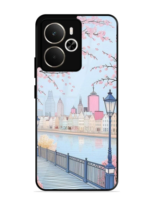 Pink Spring Metropolis Realme 14 Back cover