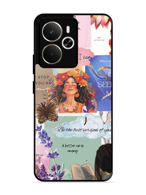 Centered Around Themes Of Positivity Realme 14 Back cover