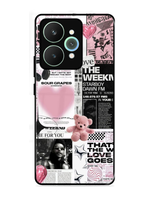 Aesthetic Music Collage Realme 15 Pro Back cover