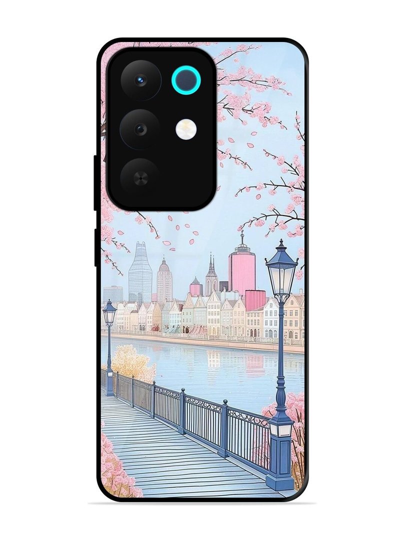 Pink Spring Metropolis Realme Narzo 90x 5G Back Cover