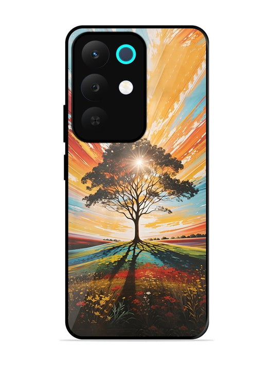 Abstract Tree Colorful Art Realme Narzo 90x 5G Back Cover