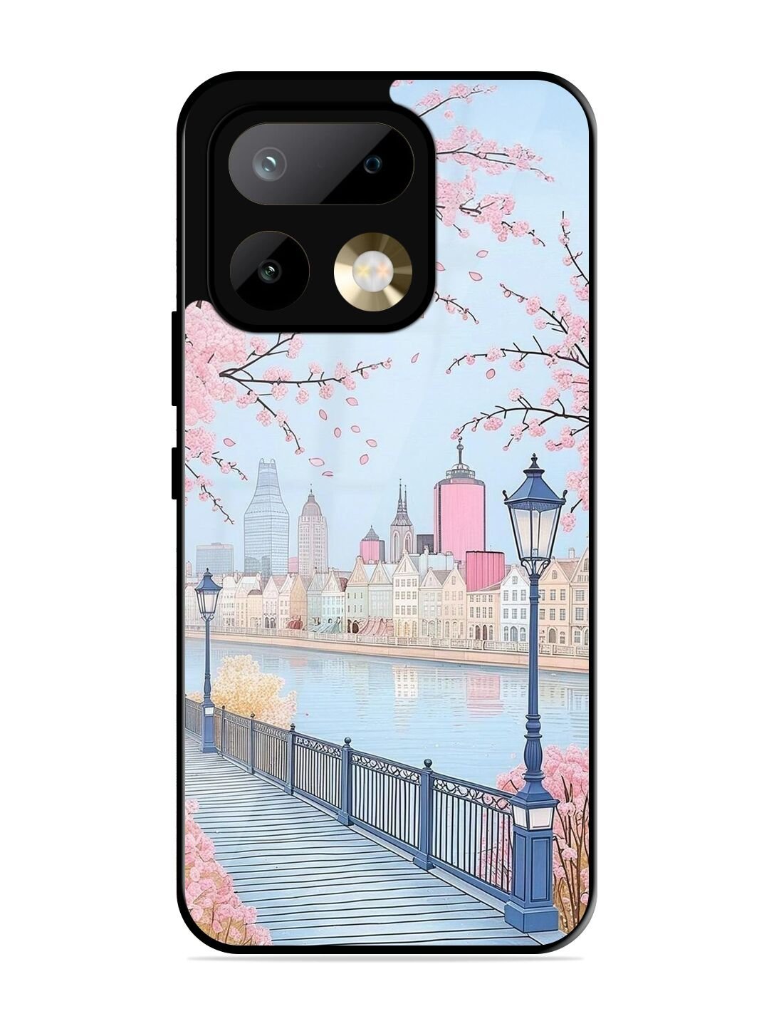 Pink Spring Metropolis Realme 16 Pro 5G Back Cover