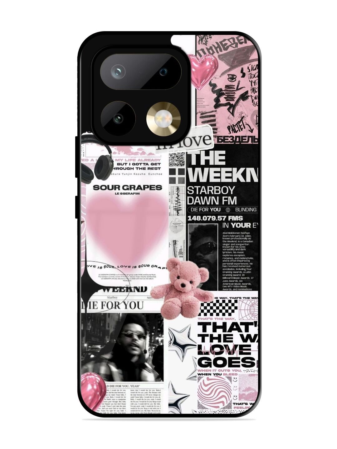 Aesthetic Music Collage Realme 16 Pro 5G Back Cover