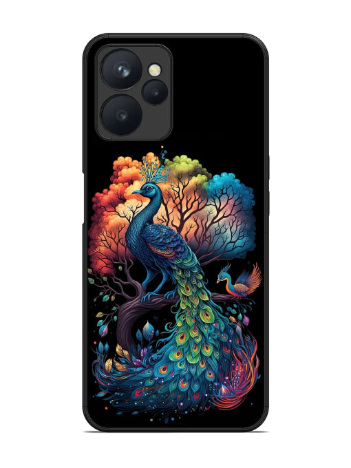 Peacock Tree Art Realme 9i 5G Back cover