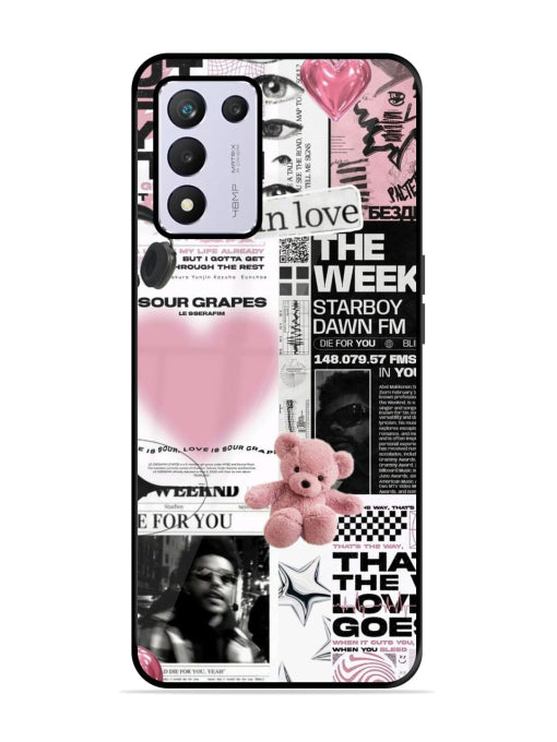 Aesthetic Music Collage Realme 9 SE 5G Back cover