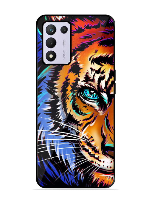 Colorful Lion Art Realme 9 SE 5G Back cover