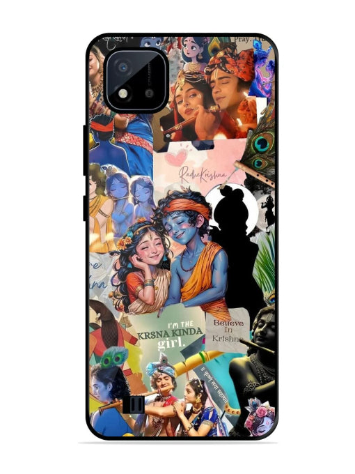 Krishna Bhakti Mosaic Realme C20/C20A Back cover