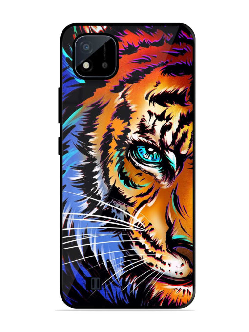 Colorful Lion Art Realme C20/C20A Back cover