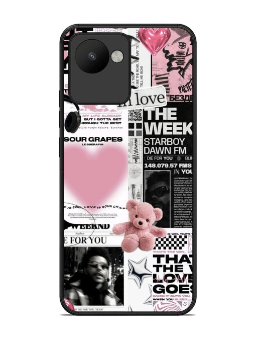 Aesthetic Music Collage Realme C30 Back cover