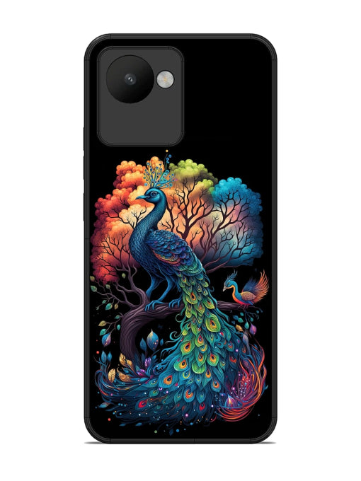 Peacock Tree Art Realme C30 Back cover