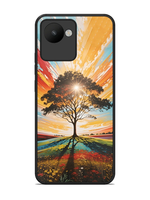 Abstract Tree Colorful Art Realme C30 Back cover