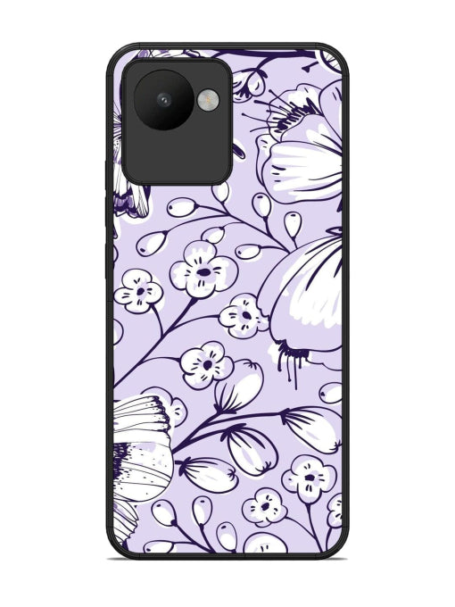 Butterflies Realme C30 Back cover