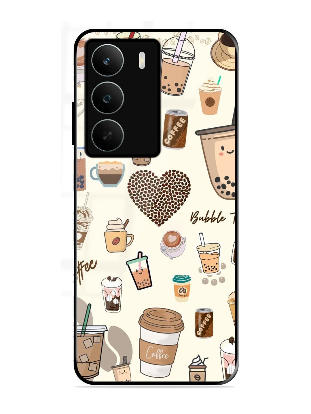 Coffee & Boba Bliss Realme C75 Back Cover