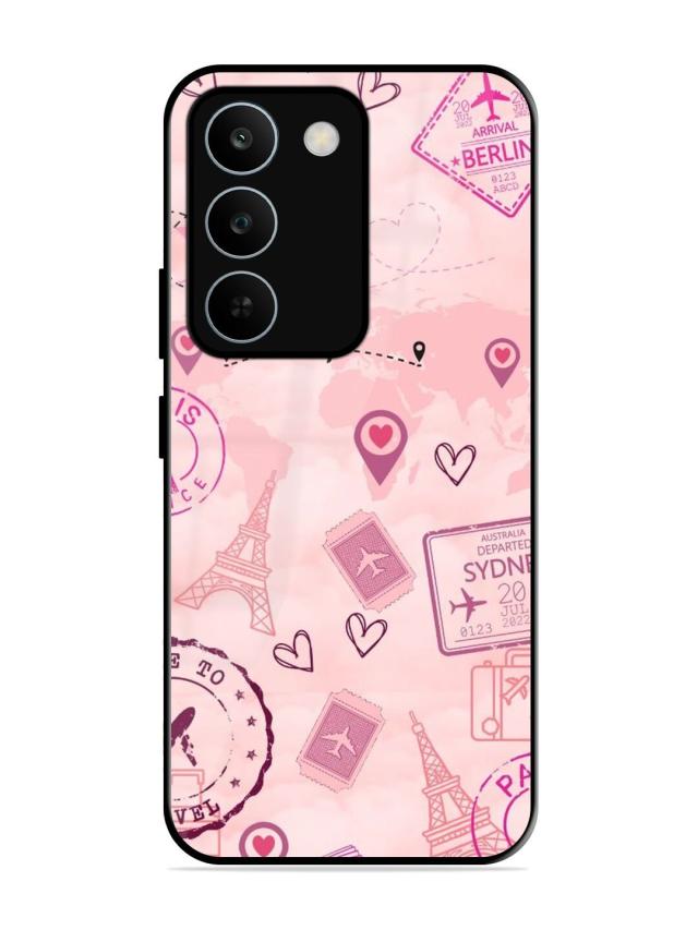 Pink Passport Realme C83 5G Back Cover