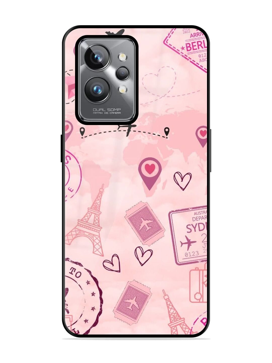 Pink Passport Realme GT 2 Pro Back cover
