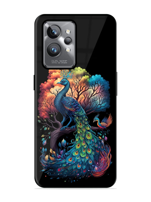 Peacock Tree Art Realme GT 2 Pro Back cover