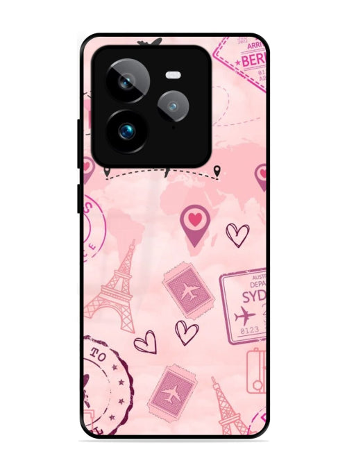 Pink Passport Realme GT 7 Pro Back cover