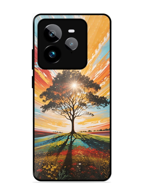 Abstract Tree Colorful Art Realme GT 7 Pro Back cover