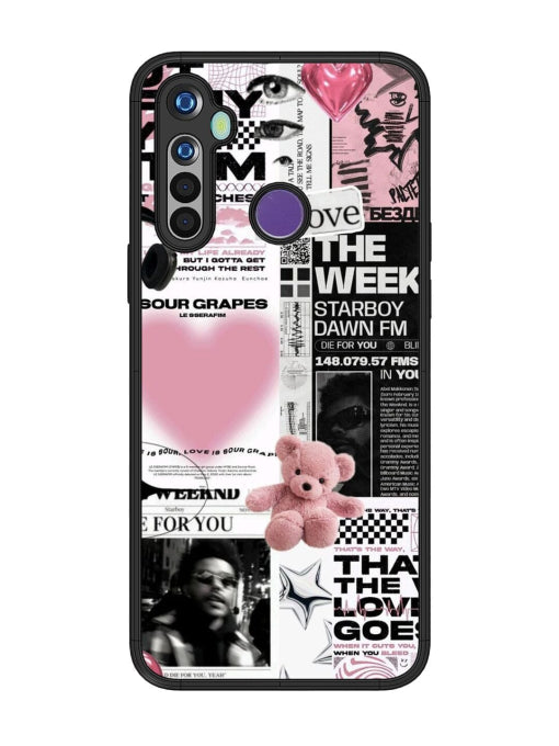 Aesthetic Music Collage Realme Narzo 10 Back cover