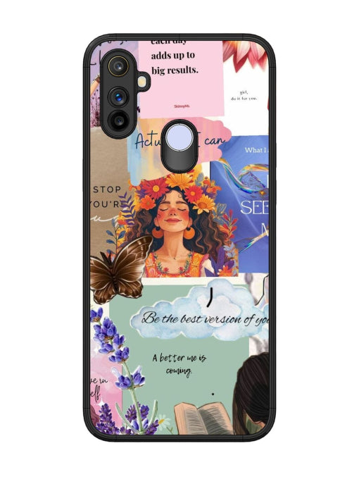 Centered Around Themes Of Positivity Realme Narzo 10A/20A Back cover