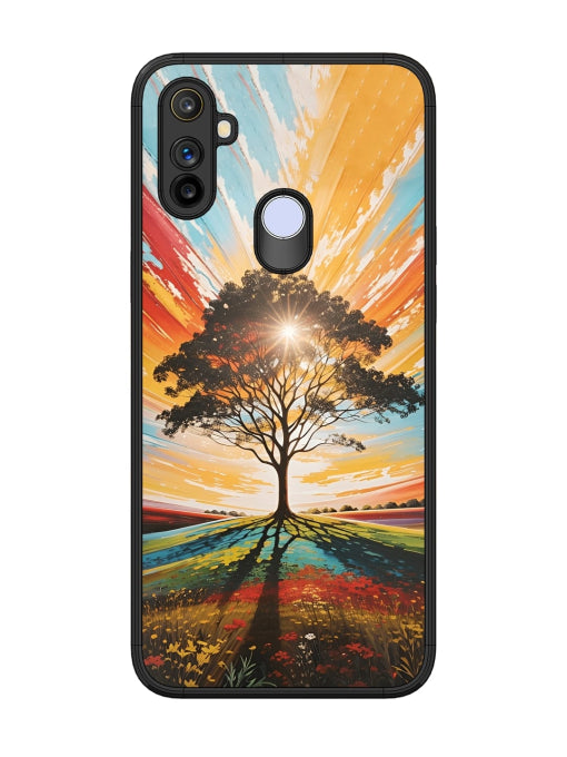 Abstract Tree Colorful Art Realme Narzo 10A/20A Back cover
